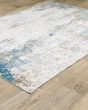 Malibu mal06 Ivory/Blue Area Rug