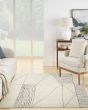 Modern Comfort MNC02 Ivory Black Area Rug