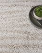 Modern Shag MMD05 Ivory Beige Area Rug