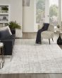 Modern Shag MMD06 Ivory Grey Area Rug