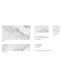 Montecello White Stone Porcelain Marble Tile