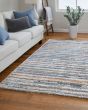 Mynka 39IEF Ivory/Blue/Orange Rug
