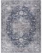 New Concept Washables SR101 Ivory Navy 10'x14' Area Rug