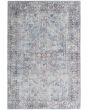 New Concept Washables SR104 Light Grey Blue 2'x3'9" Area Rug