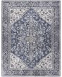 New Concept Washables SR104 Navy Ivory 10'x14' Area Rug