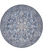 New Concept Washables SR104 Navy Ivory Area Rug