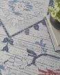 New Concept Washables SR110 Ivory Blue Area Rug