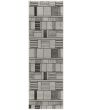 Nordic NRC04 Black Grey Area Rug