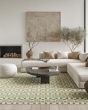 Nordic NRC13 Green Area Rug
