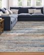 Nostalgia Mystic Denim Tawny Area Rug