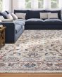 Nostalgia Persian Tabriz Antique Cream Area Rug