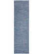 Nourison Essentials NRE01 Blue/Grey Rug