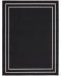 Nourison Essentials NRE02 Black Ivory Rug
