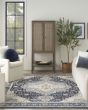 Nourison Essentials Persian NRE07 Navy Area Rug
