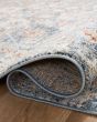 Odette ODT-07 Sky/Rust Area Rug
