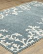 Quinn QUI07 Blue Area Rug