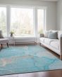 Odyssey OY7 Teal Area Rug