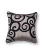 P0010 Grey/Black 18"x18" Pillow