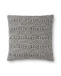 P0339 Black/White 22"x22" Pillow