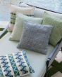 P0339 Blue/Ivory 22"x22" Pillow