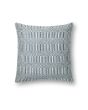 P0339 Blue/Ivory 22"x22" Pillow