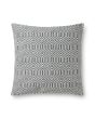 P0339 Charcoal/White 22"x22" Pillow