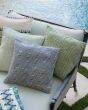 P0339 Green/Ivory 22"x22" Pillow