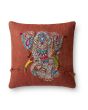 P0492 Rust/Multi 18"x18" Pillow