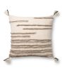 P0832 Natural/Stone 22"x22" Pillow