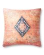 P0883 Coral/Multi 36"x36" Pillow