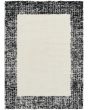 Pacific Shag PCS02 Ivory Black 5'3"x7'3" Area Rug