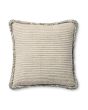 Oroville PAL0051 Natural/Blue 18" Pillow