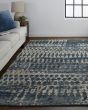 Palomar 6632F Blue/Gray/Tan Area Rug