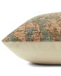 Clay PAR0002 Teal/Terracotta 13''x21'' Pillow