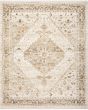 Pardis PRD02 Ivory Taupe 4'x6' Area Rug