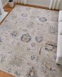 Pasha 39M9F Taupe/Ivory/Blue Rug
