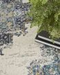 Passion PSN03 Ivory/Grey/Blue Area Rug