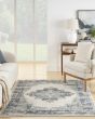 Passion PSN03 Ivory/Grey/Blue Area Rug