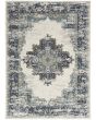 Passion PSN03 Ivory/Grey/Blue Area Rug