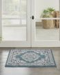 Passion PSN03 Turquoise Grey Area Rug