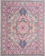 Passion PSN20 Light Grey/Pink Area Rug