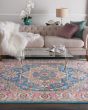 Passion PSN20 Teal Multicolor Area Rug