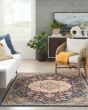 Passion PSN22 Navy Multicolor Area Rug