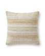 PCJ0001 Gold/Ivory 18"x18" Pillow