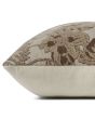 PCJ0008 Beige/Mocha 18"x18" Pillow