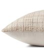 PCJ0015 Ivory/Beige 18"x18" Pillow