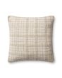 PCJ0015 Ivory/Beige 18"x18" Pillow