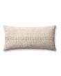 PCJ0018 Ivory 12"x27" Lumbar Pillow