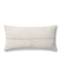 Harvey PCJ0018 White 12"x27" Lumbar Pillow