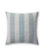 Auggie PCJ0021 Blue/White 22" Pillow